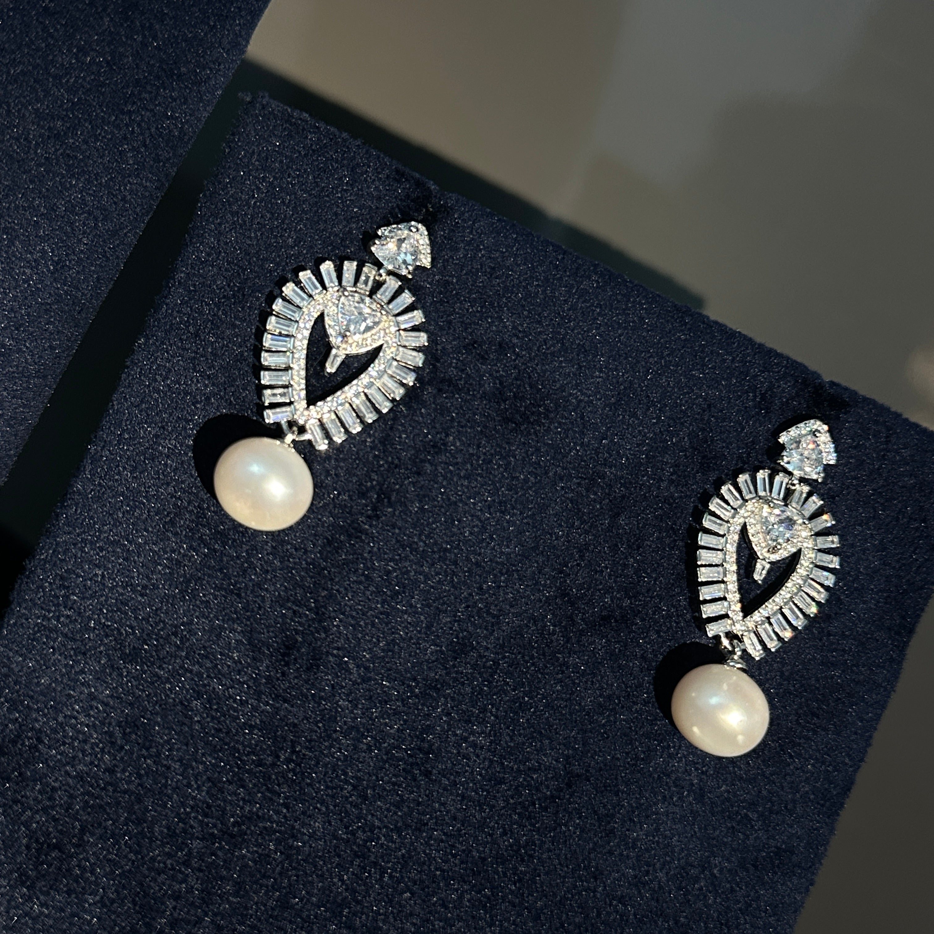 Royal Heart Pearl Set